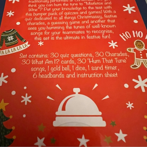The Jingle Bell Box-Games & Quizzes-Fun Holiday Family Games-New In Sealed Box - Picture 5 of 6